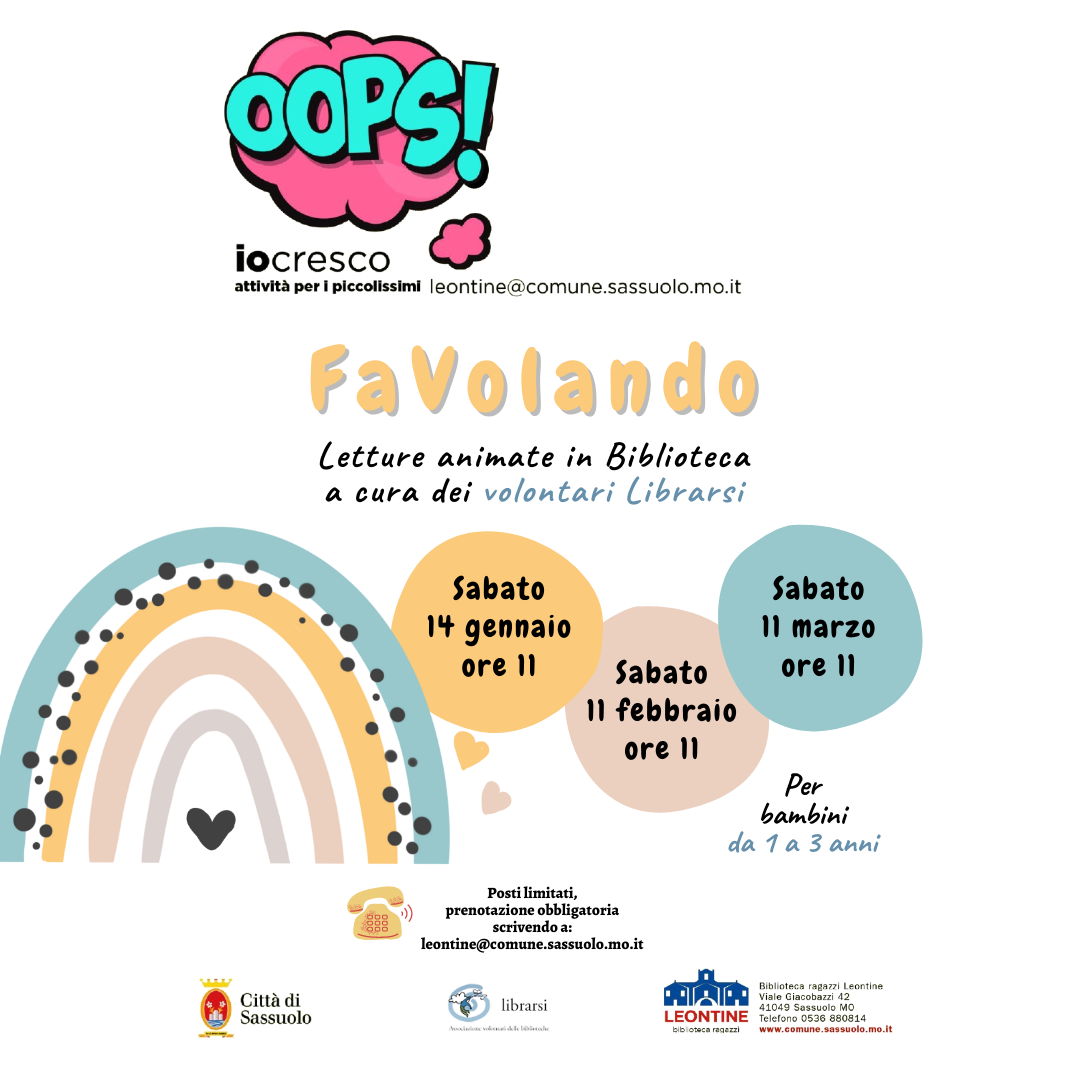 Favolando - letture animate per bambini da 1 a 3 anni