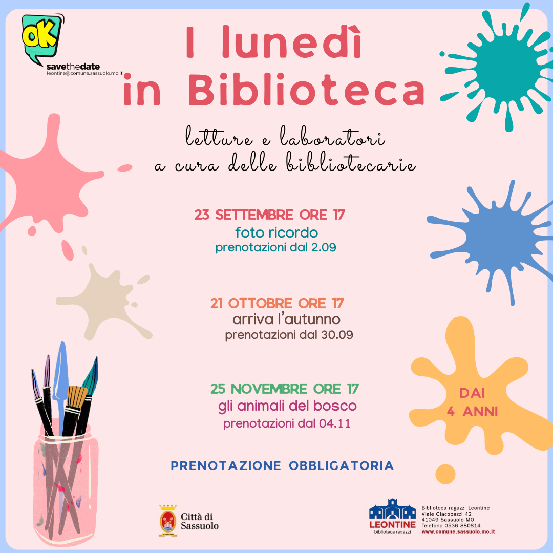 I lunedì in Biblioteca