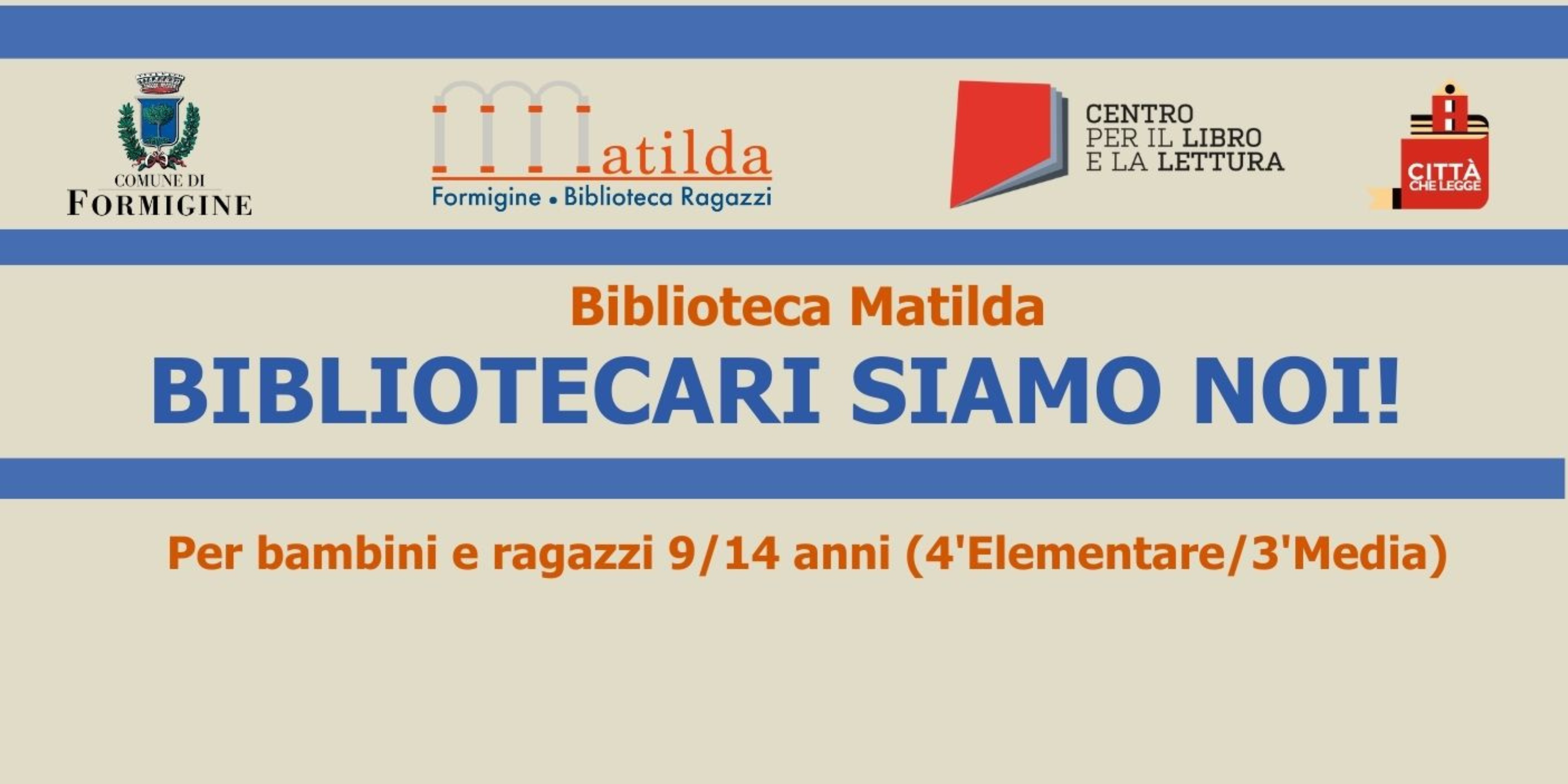 BIBLIOTECARI SIAMO NOI!