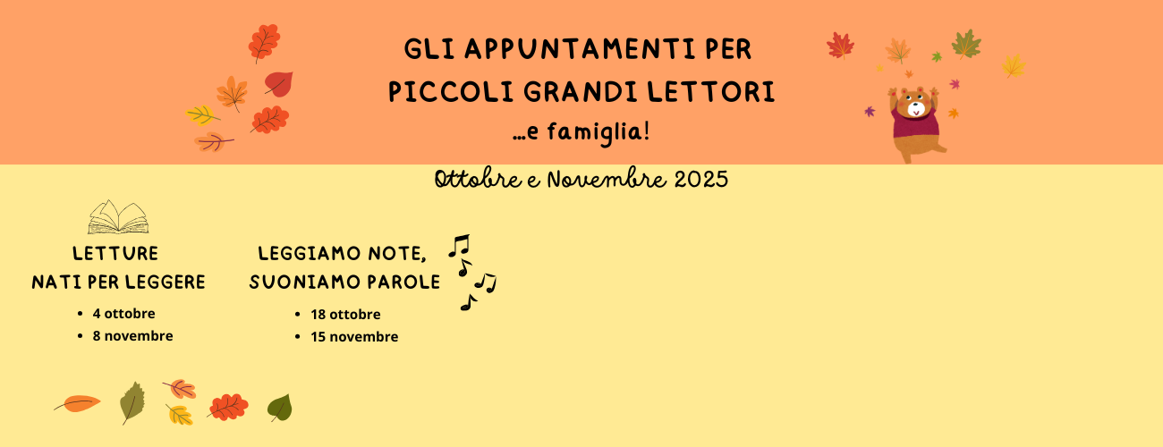 Appuntamenti per piccoli grandi lettori