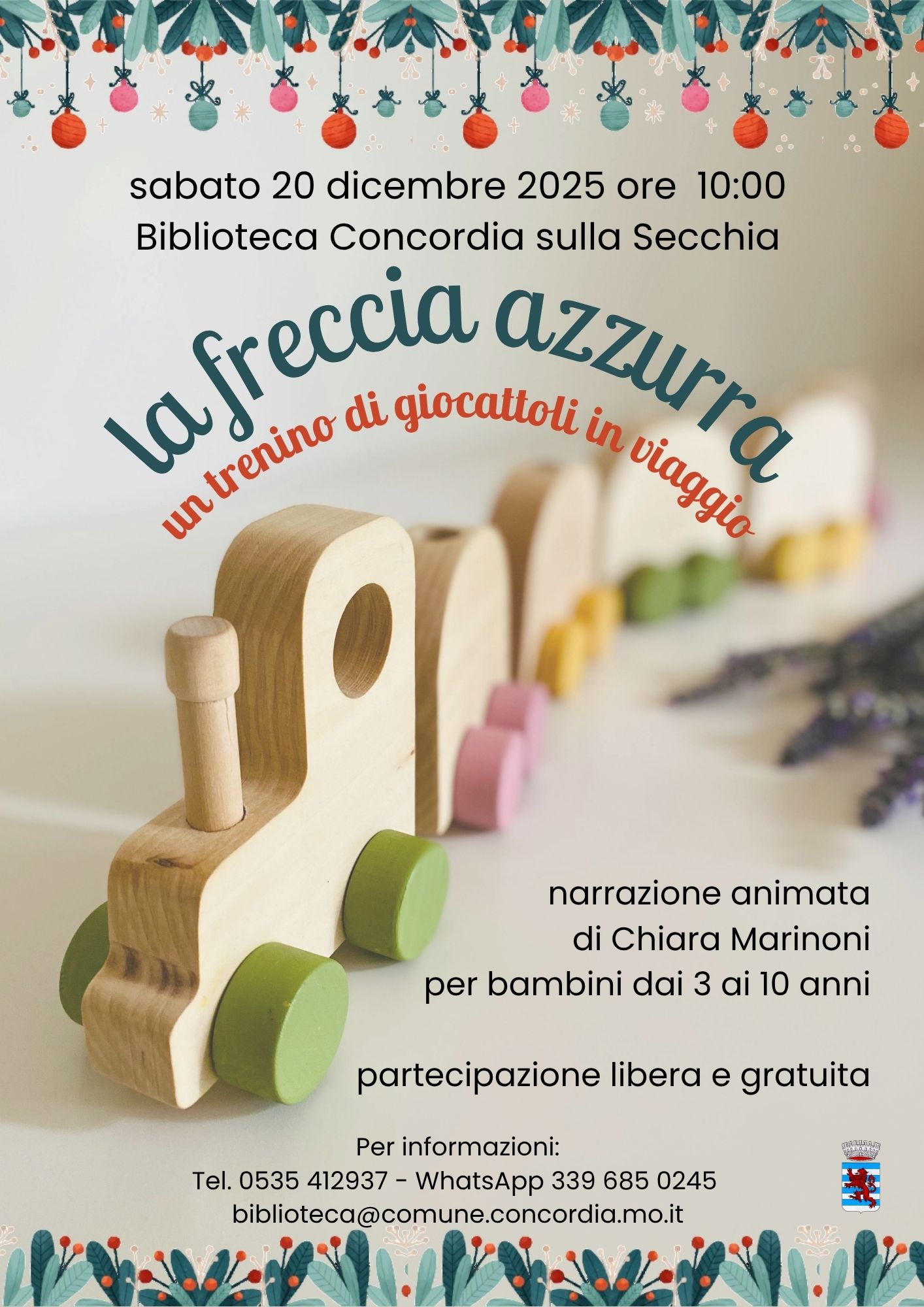 La Freccia Azzurra, un trenino di giocattoli in viaggio