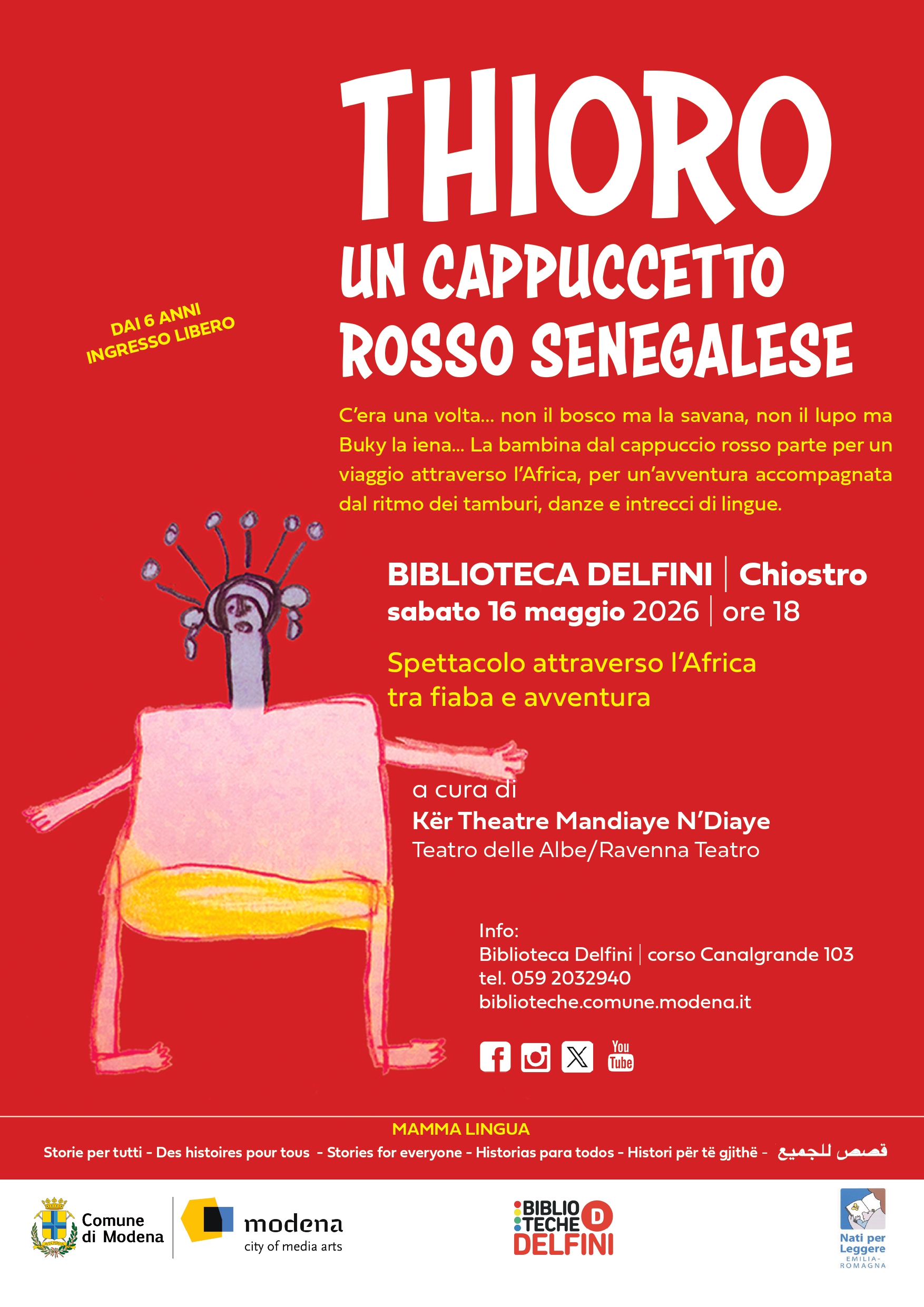 Thioro. Un cappuccetto rosso senegalese